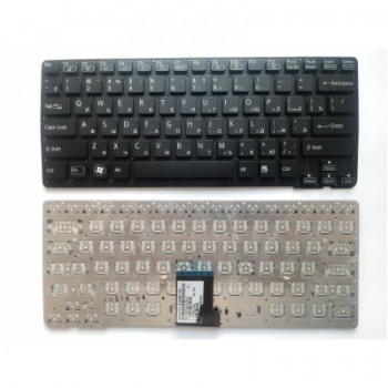 Клавіатура ноутбука Sony Vaio VPC-CA черн.без рамки/под подсв.RU/US (A43013)