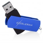 Огляд USB флеш накопичувач eXceleram 64GB P2 Series Blue/Black USB 2.0 (EXP2U2BLB64): характеристики, відгуки, ціни.