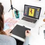 Огляд Графічний планшет Wacom Intuos M Bluetooth black (CTL-6100WLK-N): характеристики, відгуки, ціни.