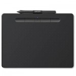 Огляд Графічний планшет Wacom Intuos M Bluetooth black (CTL-6100WLK-N): характеристики, відгуки, ціни.