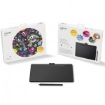 Огляд Графічний планшет Wacom Intuos M Bluetooth black (CTL-6100WLK-N): характеристики, відгуки, ціни.