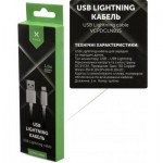 Огляд Дата кабель USB 2.0 AM to Lightning 1m nylon silver Vinga (VCPDCLNB1S): характеристики, відгуки, ціни.