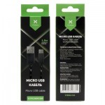 Огляд Дата кабель USB 2.0 AM to Micro 5P 2color nylon 1m black Vinga (VCPDCMBN31BK): характеристики, відгуки, ціни.