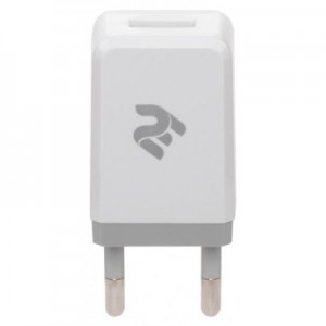 Огляд Зарядний пристрій 2E USB Wall Charger USB:DC5V/1A, white (2E-WC1USB1A-W): характеристики, відгуки, ціни.