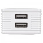 Огляд Зарядний пристрій 2E Wall for 2 USB - DC5.0V/4.2 A, white (2E-WC4USB-W): характеристики, відгуки, ціни.