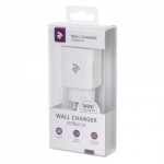 Огляд Зарядний пристрій 2E Wall for 2 USB - DC5.0V/4.2 A, white (2E-WC4USB-W): характеристики, відгуки, ціни.