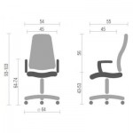 Огляд Офісне крісло Аклас Арсі PL TILT Чорне (12486): характеристики, відгуки, ціни.