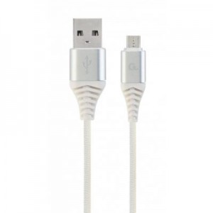 Дата кабель USB 2.0 Micro 5P to AM Cablexpert (CC-USB2B-AMmBM-2M-BW2)