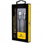 Огляд Дата кабель USB 2.0 AM to Lightning 1.0m Cablexpert (CC-USB2S-AMLM-1M-BG): характеристики, відгуки, ціни.