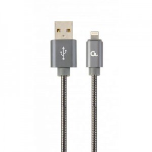 Огляд Дата кабель USB 2.0 AM to Lightning 1.0m Cablexpert (CC-USB2S-AMLM-1M-BG): характеристики, відгуки, ціни.