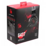 Огляд Навушники A4Tech G437 Bloody Black: характеристики, відгуки, ціни.