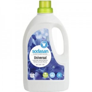 Огляд Гель для прання Sodasan Universal Bright&White 1.5 л (4019886015615): характеристики, відгуки, ціни.