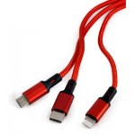 Огляд Дата кабель USB 2.0 AM to Lightning + Micro 5P + Type-C Extradigital (KBU1750): характеристики, відгуки, ціни.