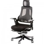 Огляд Офісне крісло Special4You WAU BLACK FABRIC, CHARCOAL NETWORK (E0789): характеристики, відгуки, ціни.