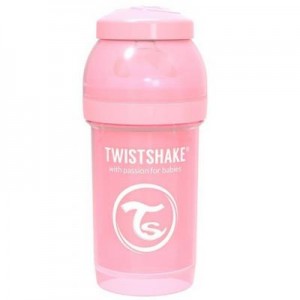 Огляд Пляшечка для годування Twistshake антиколиковая 78249 светло-розовая 180 мл (69856): характеристики, відгуки, ціни.