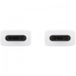Огляд Дата кабель USB Type-C to Type-C 1.0m white Samsung (EP-DA705BWRGRU): характеристики, відгуки, ціни.