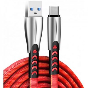 Огляд Дата кабель USB 2.0 AM to Type-C 1.0m zinc alloy red ColorWay (CW-CBUC012-RD): характеристики, відгуки, ціни.