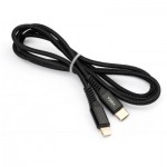 Огляд Дата кабель USB Type-C to Lightning 1.0m 3A 18W nylon braided black Vinga (VCPTCL3ANBK): характеристики, відгуки, ціни.