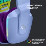 Огляд Навушники Logitech G733 Lightspeed Wireless RGB Gaming Headset Lilac (981-000890): характеристики, відгуки, ціни.