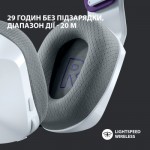 Огляд Навушники Logitech G733 Lightspeed Wireless RGB Gaming Headset White (981-000883): характеристики, відгуки, ціни.