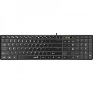 Огляд Клавіатура Genius SlimStar 126 USB Black Ukr (31310017407): характеристики, відгуки, ціни.