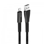 Огляд Дата кабель ColorWay USB 2.0 AM to Lightning 1.0m zinc alloy + led black (CW-CBUL035-BK): характеристики, відгуки, ціни.