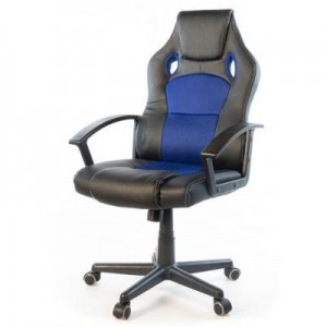 Огляд Офісне крісло Аклас Анхель PL TILT чорно-синій (20996): характеристики, відгуки, ціни.