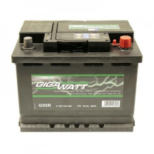 Огляд Акумулятор автомобільний GigaWatt 56А (0185755600): характеристики, відгуки, ціни.