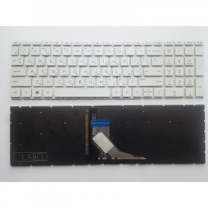 Клавіатура ноутбука HP Pavilion SleekBook 15-DA 250 G7, 255 G7 Series белая с подсв (A46146)