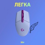 Огляд Мишка Logitech G305 Lightspeed Lilac (910-006022): характеристики, відгуки, ціни.