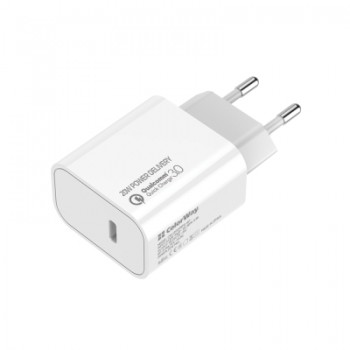 Зарядний пристрій ColorWay Power Delivery Port USB Type-C (20W) V2 white (CW-CHS026PD-WT)