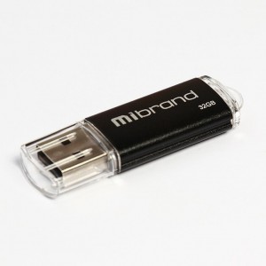 Огляд USB флеш накопичувач Mibrand 32GB Cougar Black USB 2.0 (MI2.0/CU32P1B): характеристики, відгуки, ціни.