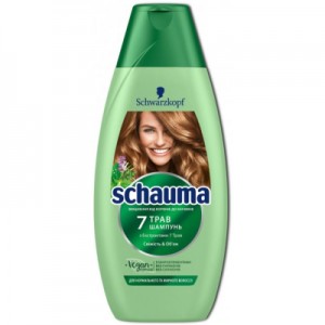 Огляд Шампунь Schauma 7 трав для нормального та жирного волосся 400 мл (3838824086750): характеристики, відгуки, ціни.