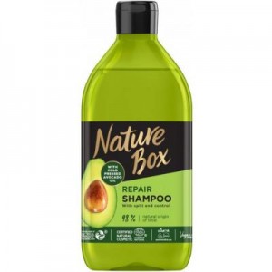 Огляд Шампунь Nature Box для відновлення волосся з маслом авокадо 385 мл (9000101215762): характеристики, відгуки, ціни.