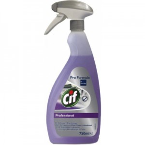 Огляд Спрей для чищення кухні Cif Cleaner Disinfectant з дезинфікуючим ефектом 750 мл (7615400189229): характеристики, відгуки, ціни.