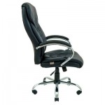 Огляд Офісне крісло Richman Кальяри Хром к/з чорний (ADD0001791): характеристики, відгуки, ціни.