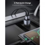 Огляд Зарядний пристрій Ugreen CD213 36W 2xUSB QC 3.0 3A Car Charger (Dark Blue) (10144): характеристики, відгуки, ціни.