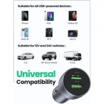 Огляд Зарядний пристрій Ugreen CD213 36W 2xUSB QC 3.0 3A Car Charger (Dark Blue) (10144): характеристики, відгуки, ціни.