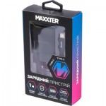 Огляд Зарядний пристрій Maxxter 1 USB Type-C + cable Type-C to Type-C (WC-PD25W-CtC-01): характеристики, відгуки, ціни.