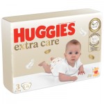 Огляд Підгузки Huggies Extra Care 3 (6-10 кг) 72шт (5029053578095): характеристики, відгуки, ціни.