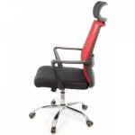Огляд Офісне крісло Аклас Крокус CH TILT Чорний (Чорний Червоний) (10047592): характеристики, відгуки, ціни.