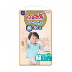 Огляд Підгузок GOO.N Premium Soft 9-14 кг розмір L на липучках 52 шт (863225): характеристики, відгуки, ціни.