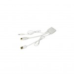 Огляд Перехідник HDMI M to VGA F (з кабелями аудіо і живлення від USB) ST-Lab (U-990 white): характеристики, відгуки, ціни.