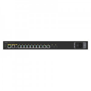 Комутатор мережний Netgear Комутатор M4250-10G2F-POE+ (GSM4212P) 8x1GE PoE+(125W), 2x1G (GSM4212P-100EUS)