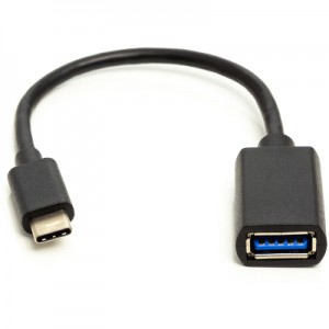 Огляд Дата кабель OTG USB 2.0 AF to Type-C 0.1m PowerPlant (CA911837): характеристики, відгуки, ціни.