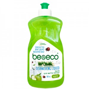 Огляд Засіб для ручного миття посуду Be&Eco Яблуко 500 мл (4820168433436): характеристики, відгуки, ціни.