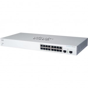 Огляд Комутатор мережевий Cisco CBS220-16P-2G-EU: характеристики, відгуки, ціни.