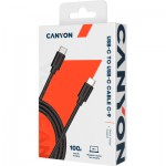 Огляд Дата кабель USB-C to USB-C 1.2m 100W 20V/ 5A black Canyon (CNS-USBC9B): характеристики, відгуки, ціни.