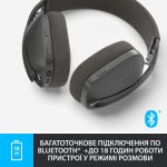 Огляд Навушники Logitech Zone Vibe 100 Wireless Graphite (981-001213): характеристики, відгуки, ціни.