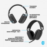 Огляд Навушники Logitech Zone Vibe 100 Wireless Graphite (981-001213): характеристики, відгуки, ціни.